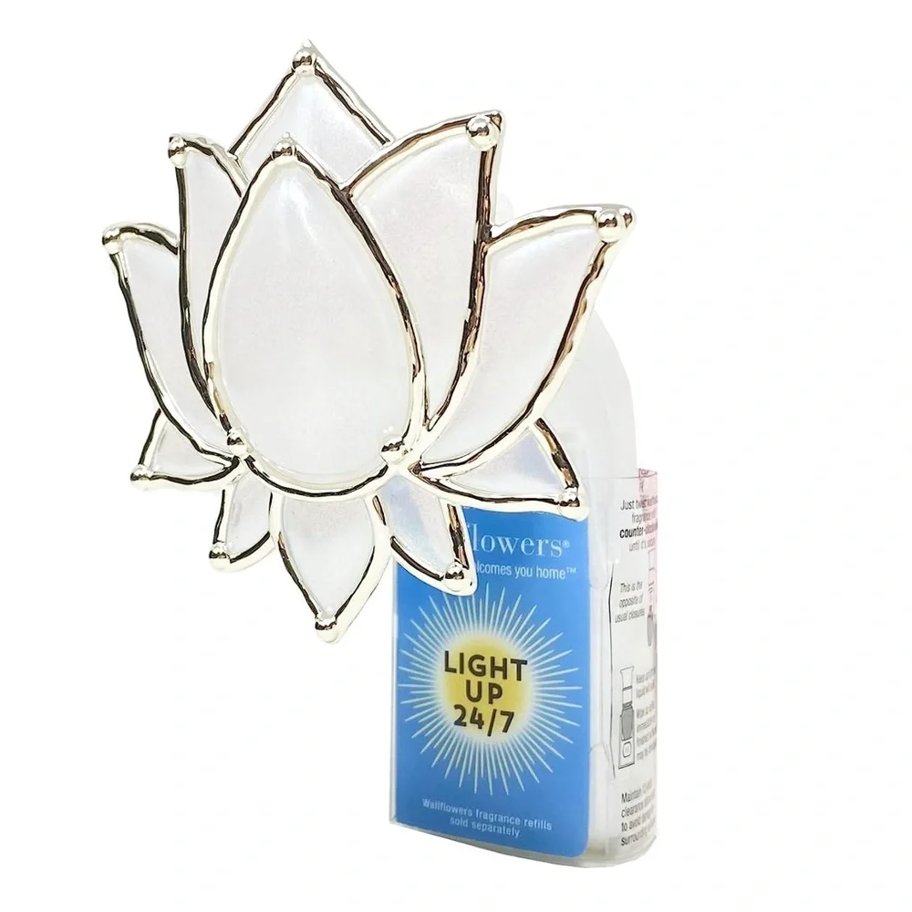 Pearl White Lotus Flower Bath & Body Works Wallflowers Home Fragrance Diffuser - Picture 4 of 7